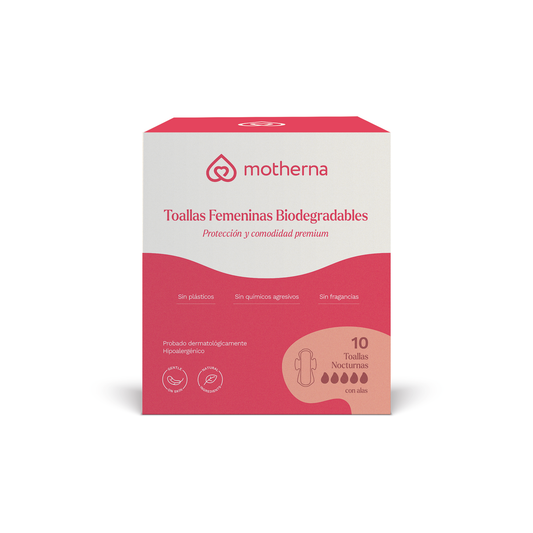 Toallas femeninas biodegradables Motherna