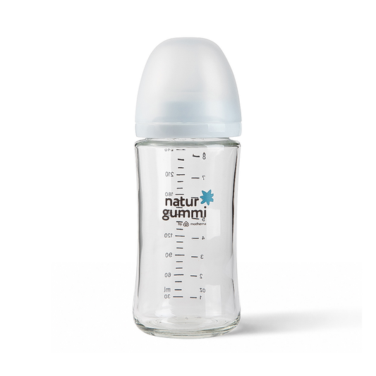 Mamadera de vidrio Naturgummi 240ml