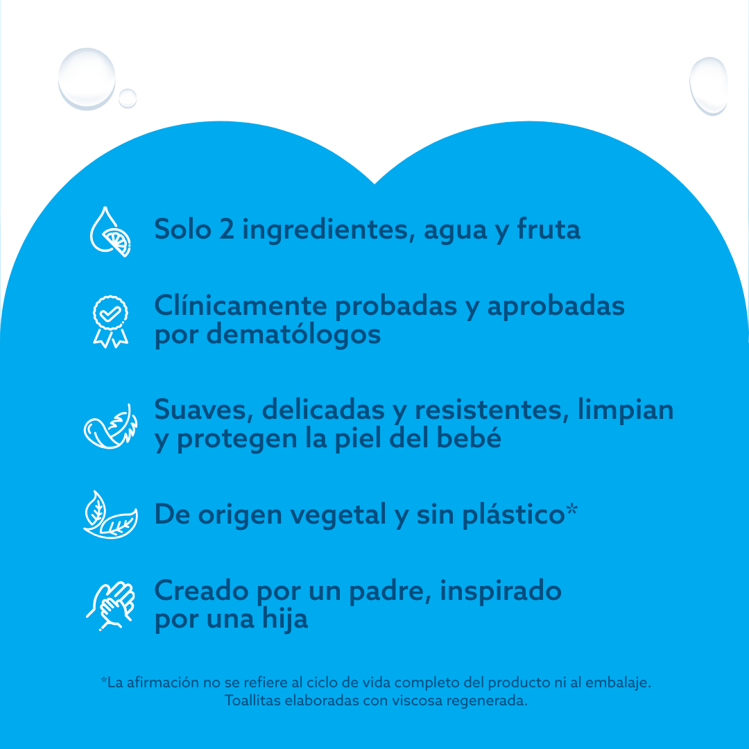 Toallitas húmedas bio WaterWipes Caja 12x48 uns