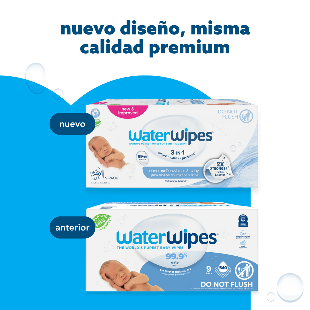 Toallitas húmedas bio WaterWipes Caja x540