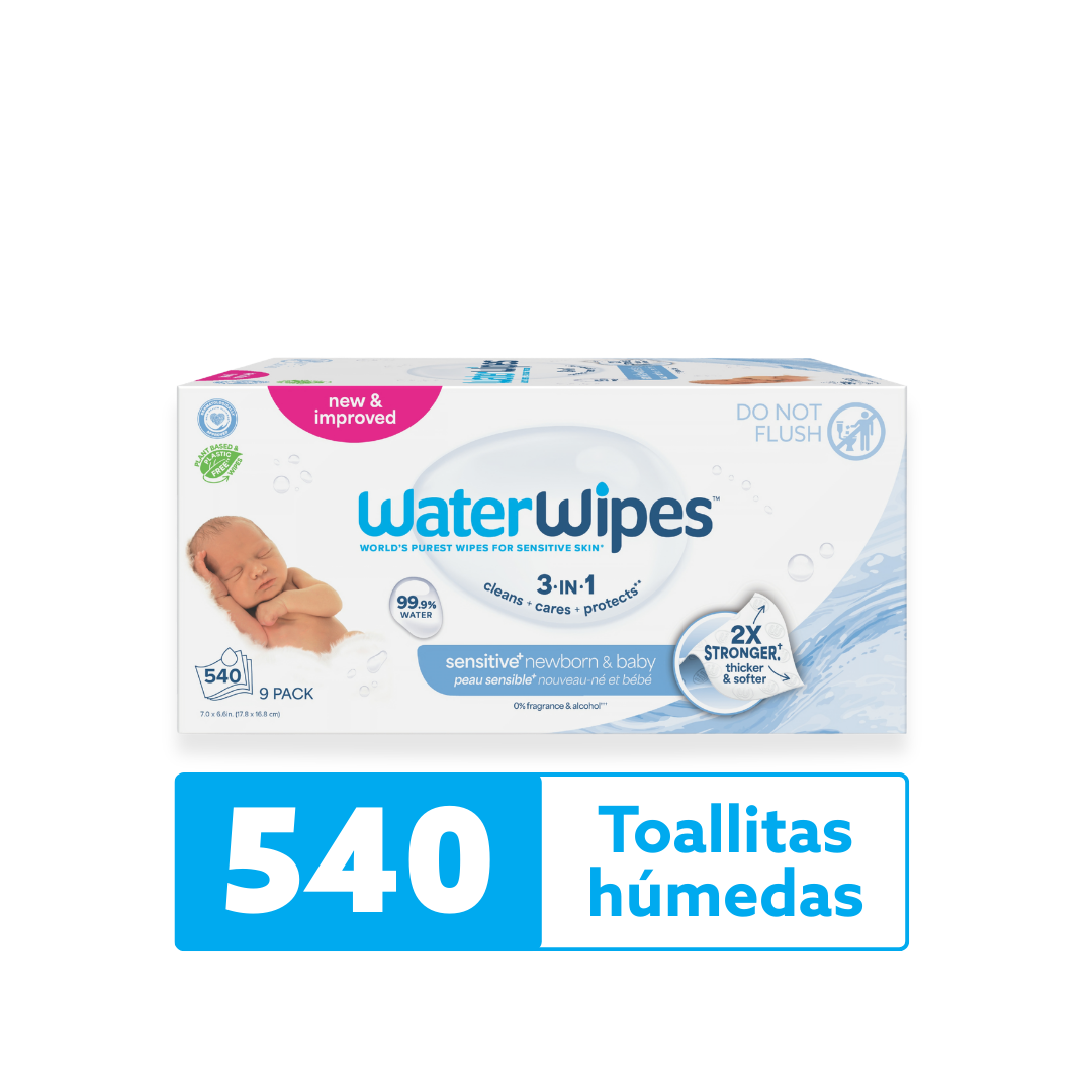 Toallitas húmedas bio WaterWipes Caja x540